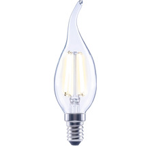 FLAIR Ampoule flamme LED à intensité lumineuse variable CL35 E14/5,5W(60W) 806 lm 2700 K blanc chaud transparent Windstoss ampoule flamme