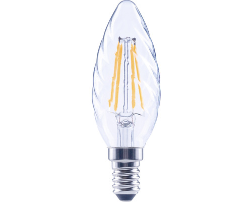 FLAIR LED Kerzenlampe gedreht dimmbar CT35 E14/2,2W(25W) 250 lm 2700 K warmweiss klar
