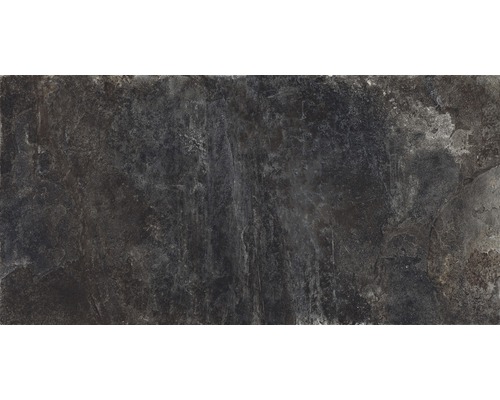 Wand- und Bodenfliese Schiefer dark 60x120 cm