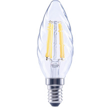 FLAIR Ampoule flamme LED tournée à intensité lumineuse variable CT35 E14/5,5W(60W) 806 lm 2700 K blanc chaud transparent