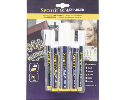 Kreidemarker weiss 5er-Set Kreidemarker weiss 5er-Set