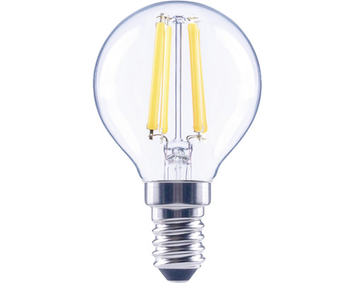 FLAIRAmpoule sphérique LED à intensité lumineuse variable G45 E14/5,5W(60W) 806 lm 2700 K blanc chaud transparent Ampoule LED en forme de goutte avec culot E14