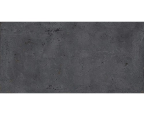 Carrelage sol et mur métal gris foncé 60x120 cm