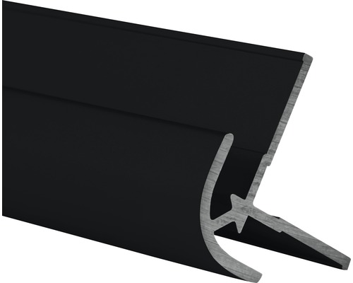 Raccord d'angle DecoDesign sur angle 2550 mm noir