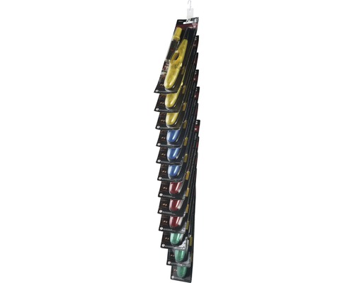 Anreihung von verschiedenen Feuerzeugen in Verpackung