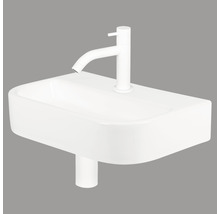Lavabo en céramique avec robinet et siphon