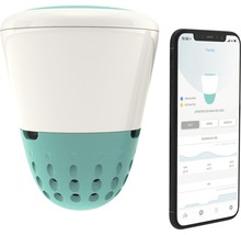 Thermomètre de piscine flottant avec application smartphone associée pour surveiller la qualité de l''eau
