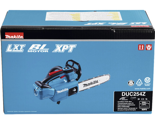 Tronçonneuse à batterie Makita dans son emballage