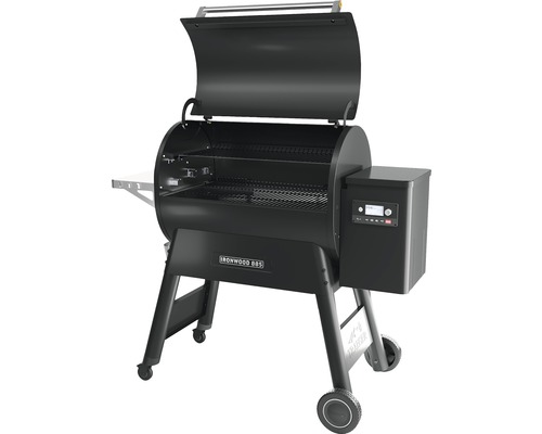 Traeger Ironwood 885 Grill mit offenem Deckel