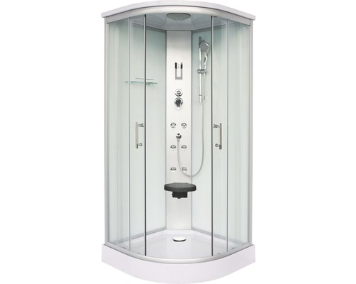 Cabine de douche complète Sanotechnik Scala CL106 900x900 mm