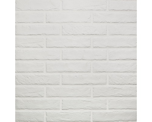 Feinsteinzeug Wandfliese Brique Indus white 6x25 cm