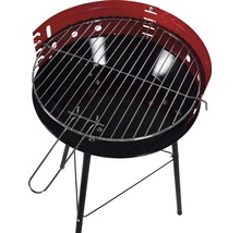 Barbecue rond avec grille et pieds