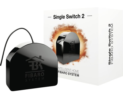 Actionneur de commutation sans fil Fibaro Single Switch 2 avec emballage du produit