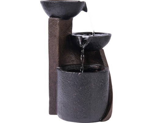 Fontaine d''intérieur décorative à trois niveaux avec eau courante