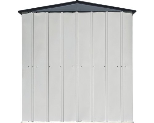 Metall Gerätehaus Seitenansicht