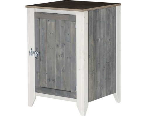 Holz Mülltonnenbox mit Tür