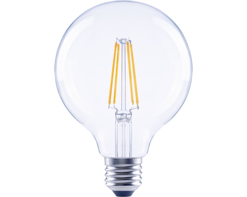 FLAIRAmpoule globe LED à intensité lumineuse variable G95 E27/7W(60W) 806 lm 2700 K blanc chaud transparent Ampoule avec filament LED