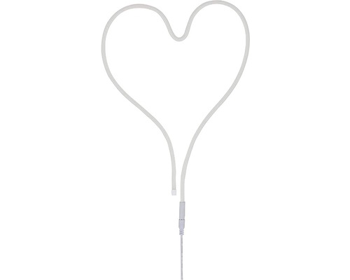 Guirlande lumineuse LED en forme de cœur pour la décoration