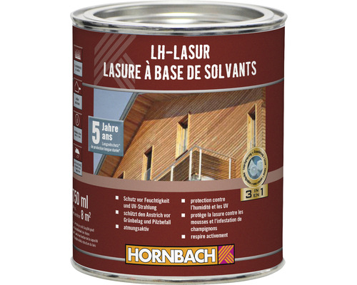 HORNBACH LH-Lasur anthrazitgrau 750 ml