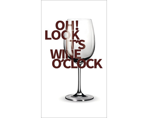 Dekopanel Wine O'Clock 15x30 cm