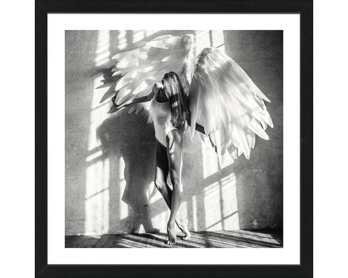 Gerahmtes Bild Angel Woman 53x53 cm