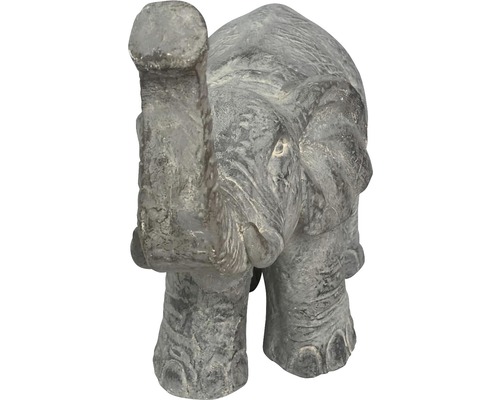 Figurine décorative d''éléphant en fonte de pierre pour l''extérieur