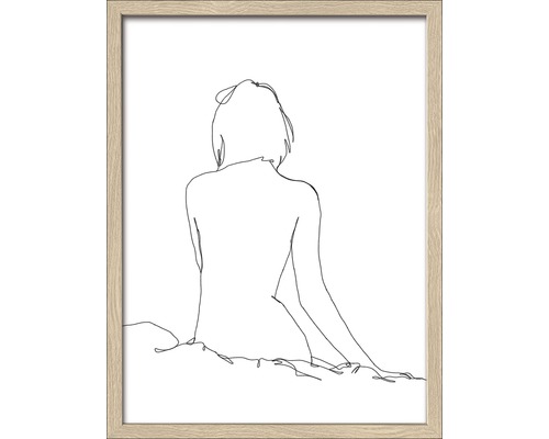 Image encadrée Sketch A Woman 43x33 cm