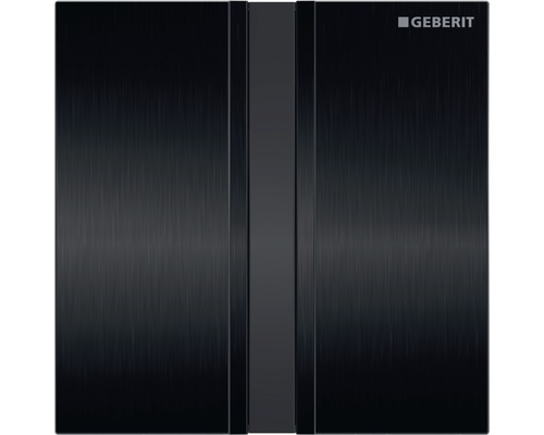 Commande d'urinoir GEBERIT type 50 sans contact infrarouge fonctionnement sur secteur chrome noir brossé 116.026.QD.1