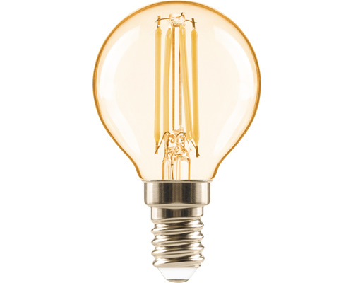 Ampoule sphérique LED FLAIR G45 E14/4W(33W) 380 lm 2000 K blanc chaud ambre Ampoule LED avec culot E14