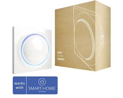 Interrupteur radio pour automatisation Fibaro Walli Switch comaptible avec SMART HOME by hornbach