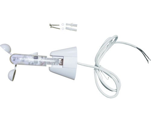 Capteur de vent avec matériel de fixation pour la mesure du vent