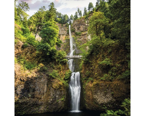 Glasbild Famous Waterfall I 30x30 cm