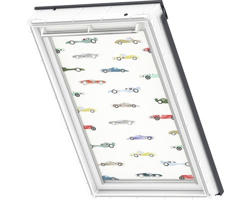 Store de fenêtre de toit avec motif automobile