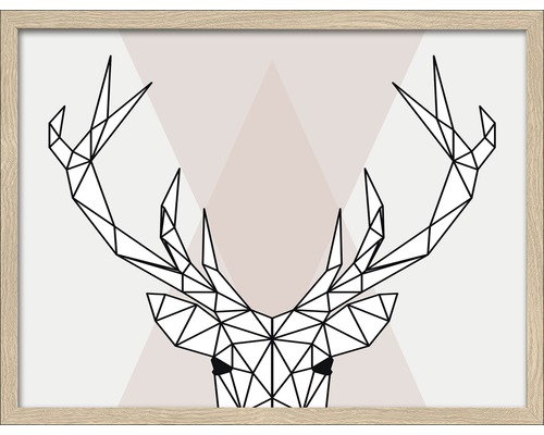 Gerahmtes Bild Deer ll 32.5x42.5 cm