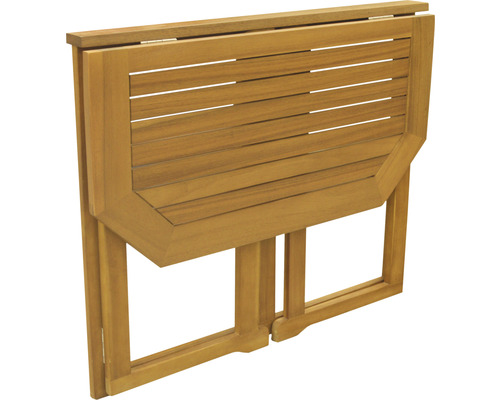 Table de jardin pliée en bois