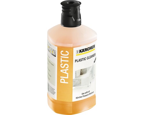 Kärcher Nettoyant pour plastique 3-en-1 de 1 l Nettoyant plastique Kärcher pour nettoyeur haute pression