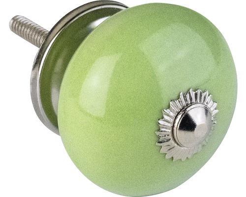 Möbelknopf aus Keramik mit Gewindeschraube