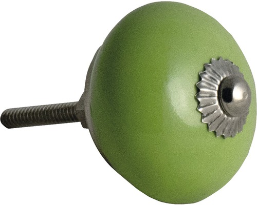 Möbelknopf Porzellan ⌀ 40 mm hellgrün