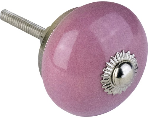 Bouton de meuble en céramique avec vis
