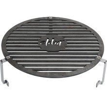 Grillrost aus Metall mit Eldur Schriftzug
