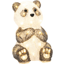 Panda Figur mit Beleuchtung als Dekoration