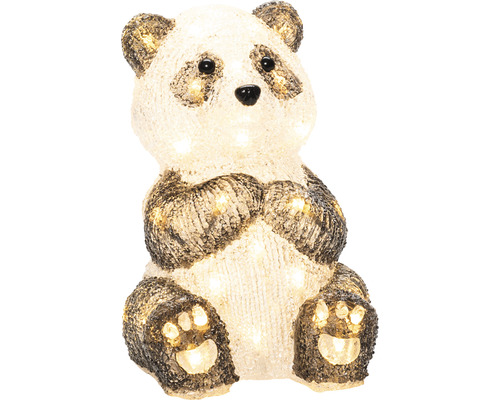 Panda Figur mit Beleuchtung als Dekoration
