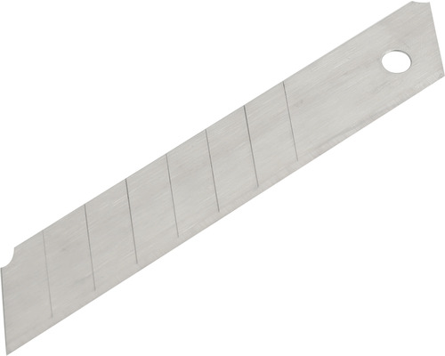 Lame sécable en métal avec points de rupture et trou