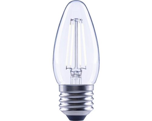 Ampoule flamme LED à intensité lumineuse variable FLAIR C35 E27/4W(40W) 470 lm 4000 K blanc neutre transparent