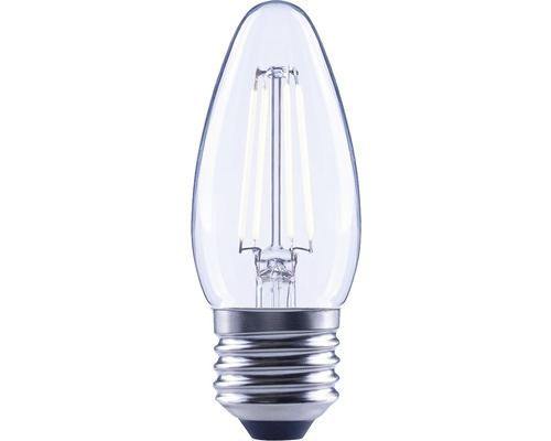 Ampoule flamme LED à intensité lumineuse variable FLAIR C35 E27/4W(40W) 470 lm 4000 K blanc neutre transparent Ampoule LED en forme de bougie avec culot E14