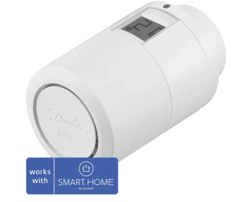 Thermostatkopf Danfoss Ally™ programmierbarer Heizkörperthermostat für Smartphones - Kompatibel mit SMART HOME by hornbach