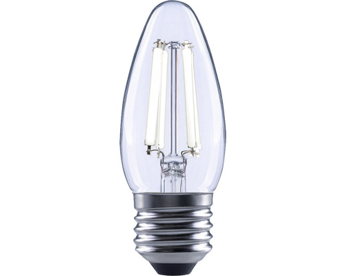 FLAIR LED Kerzenlampe dimmbar C35 E27/6W(60W) 806 lm 4000 K neutralweiss klar