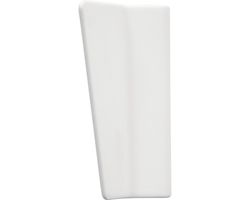 Crochet autocollant Spirella SWISSCLIPART pour rideau de douche blanc 6x9.4x2.5 cm Lavabo d''angle en céramique