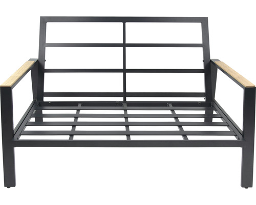 Gestell für Gartensessel aus Metall und Holz