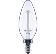 Ampoule flamme LED à intensité lumineuse variable FLAIR C35 E14/4W(40W) 470 lm 4000 K blanc neutre transparent